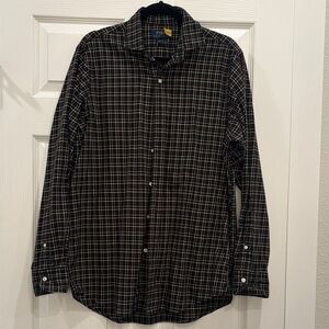 Polo Ralph Lauren Black Plaid Button Down Shirt